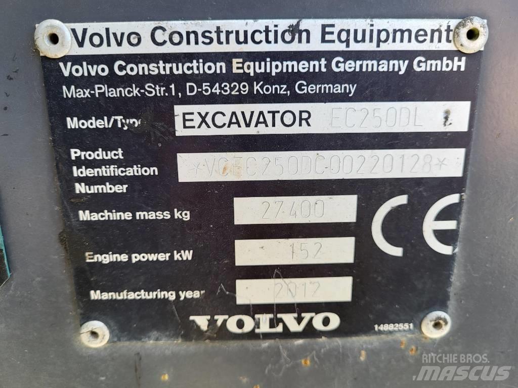 Volvo EC 250 D L Excavatoare pe șenile

