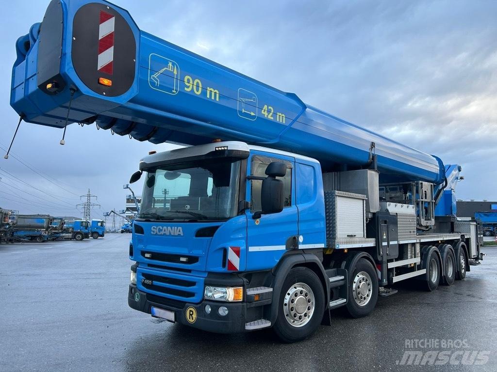 Scania P 450 Platforme aeriene montate pe camion