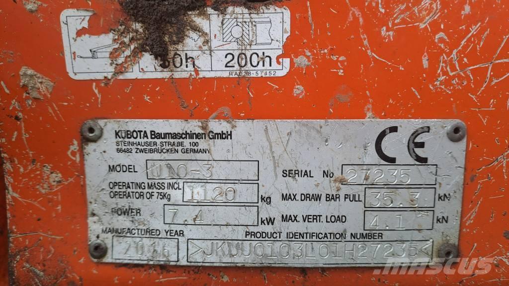 Kubota U 10-3 Mini excavatoare < 7t