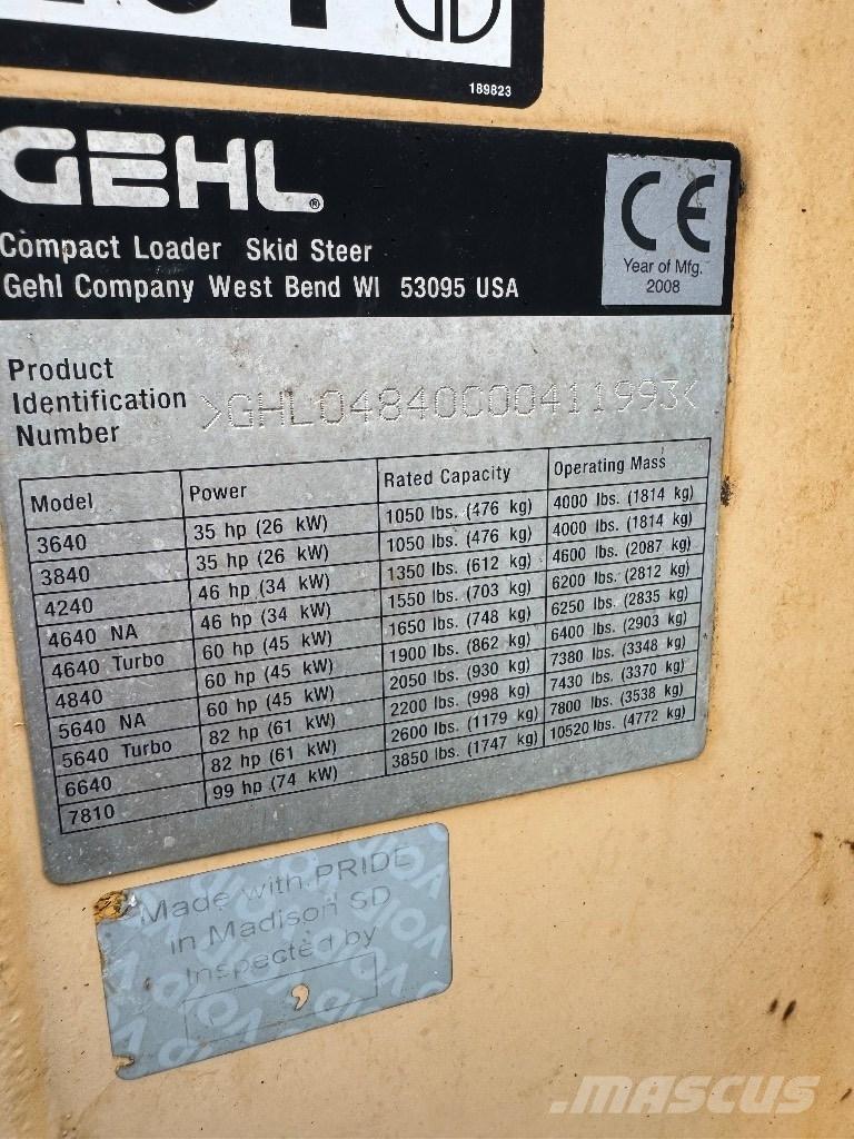 Gehl 4840 Mini incarcator