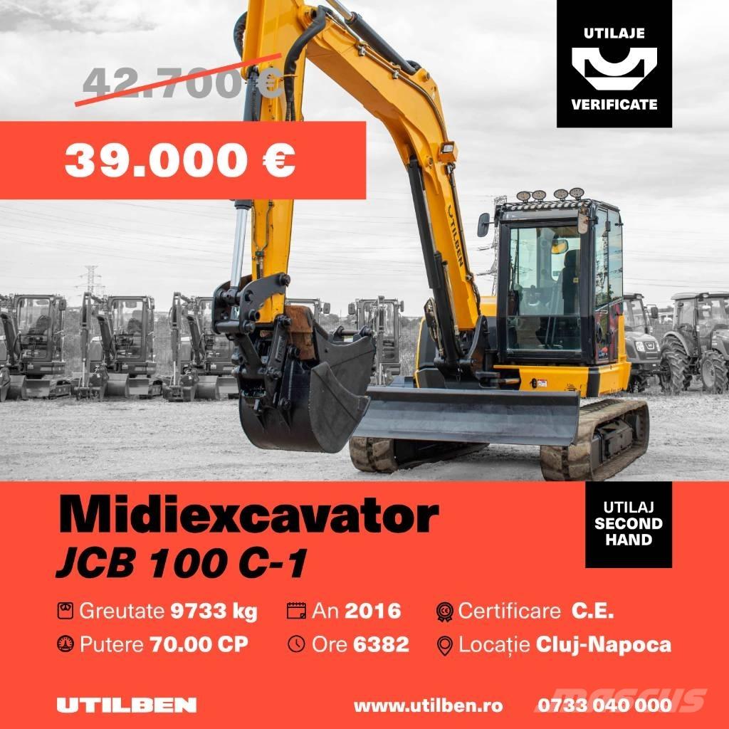 JCB 100 C-1 Excavatoare 7t - 12t