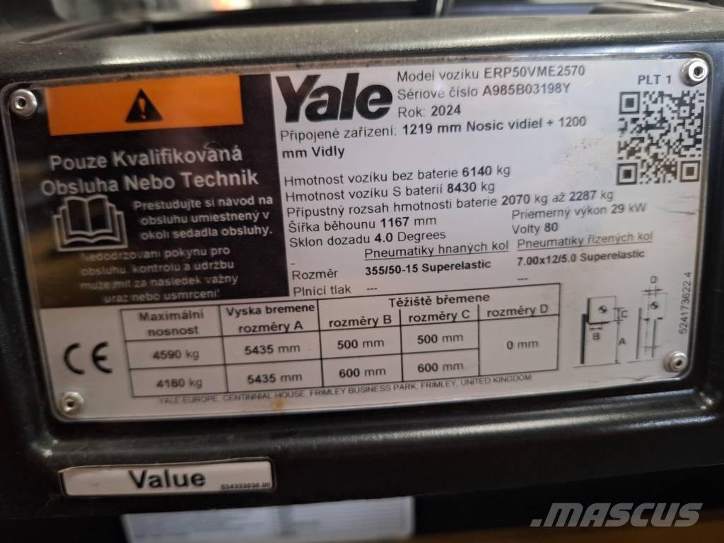 Yale ERP 50 VM Stivuitor electric