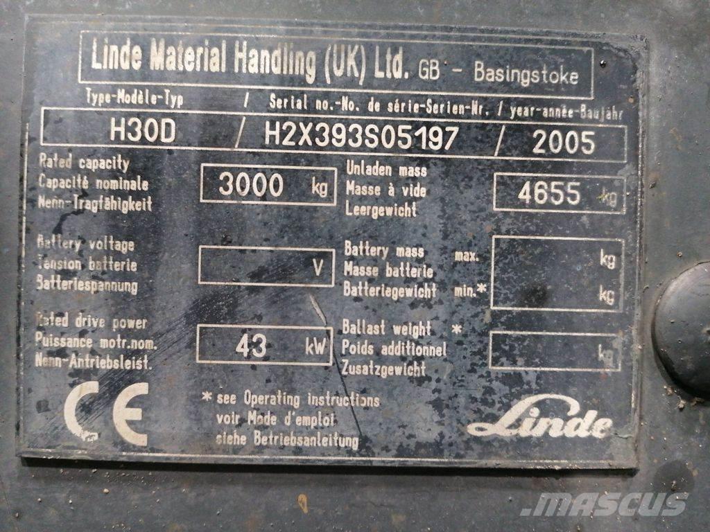 Linde H30D Stivuitor diesel