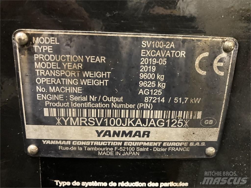 Yanmar SV 100-2A Excavatoare 7t - 12t
