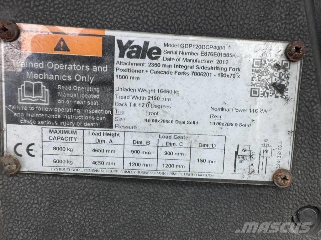 Yale GDP120 Stivuitor diesel