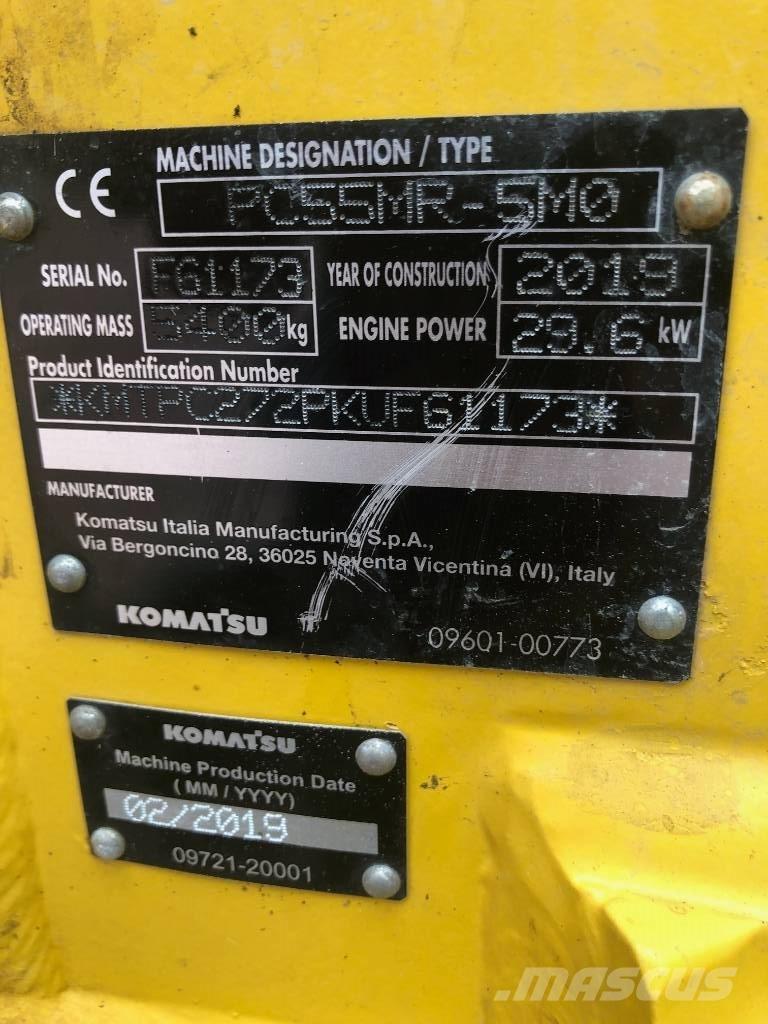 Komatsu PC55MR- 5MO Mini excavatoare < 7t