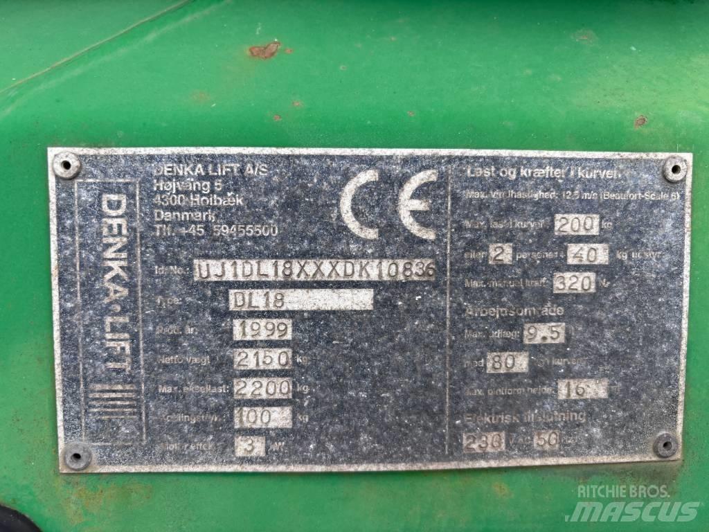 Denka-Lift DL 18 Platforme aeriene montate pe remorca