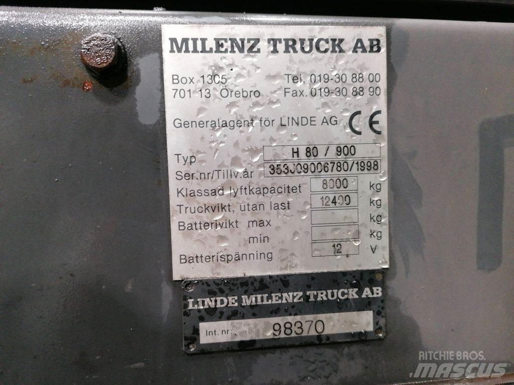 Linde H80D/900 Stivuitor diesel