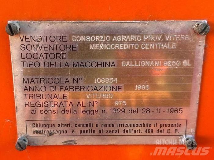  GALLICANI 9250SL Cleme balot