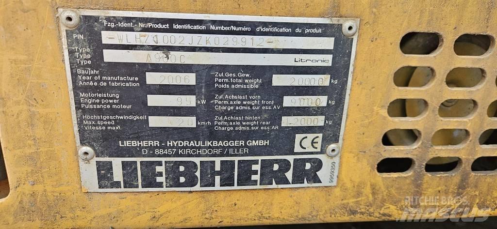 Liebherr A 900 C Excavatoare cu roti