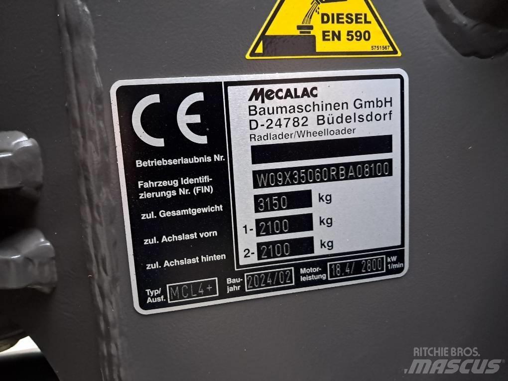 Mecalac MCL 4+ Incarcator pe pneuri
