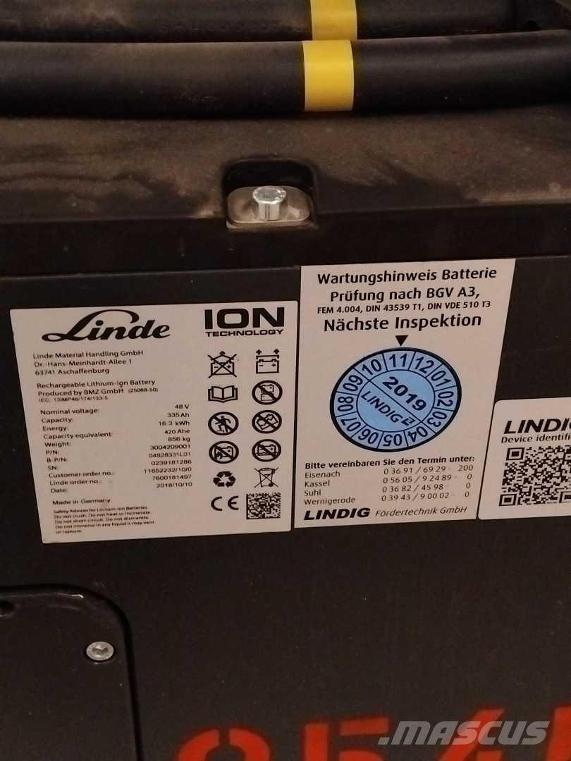 Linde E16 ION Stivuitor electric