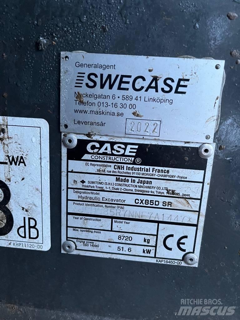 CASE CX 85 D SR Excavatoare 7t - 12t