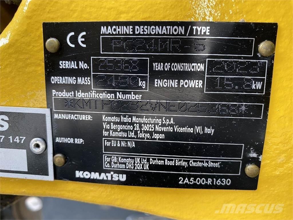 Komatsu PC24MR-5 Excavatoare cu roti
