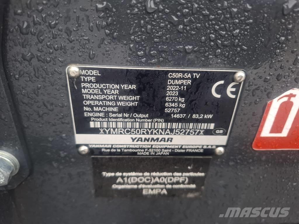 Yanmar C 50 R-5A Autobasculante cu senile