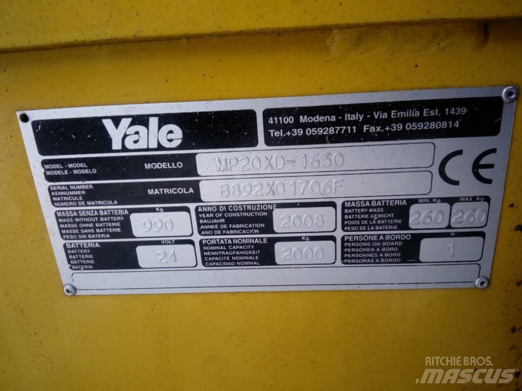 Yale MP 20 XD Transpaleta cu platforma