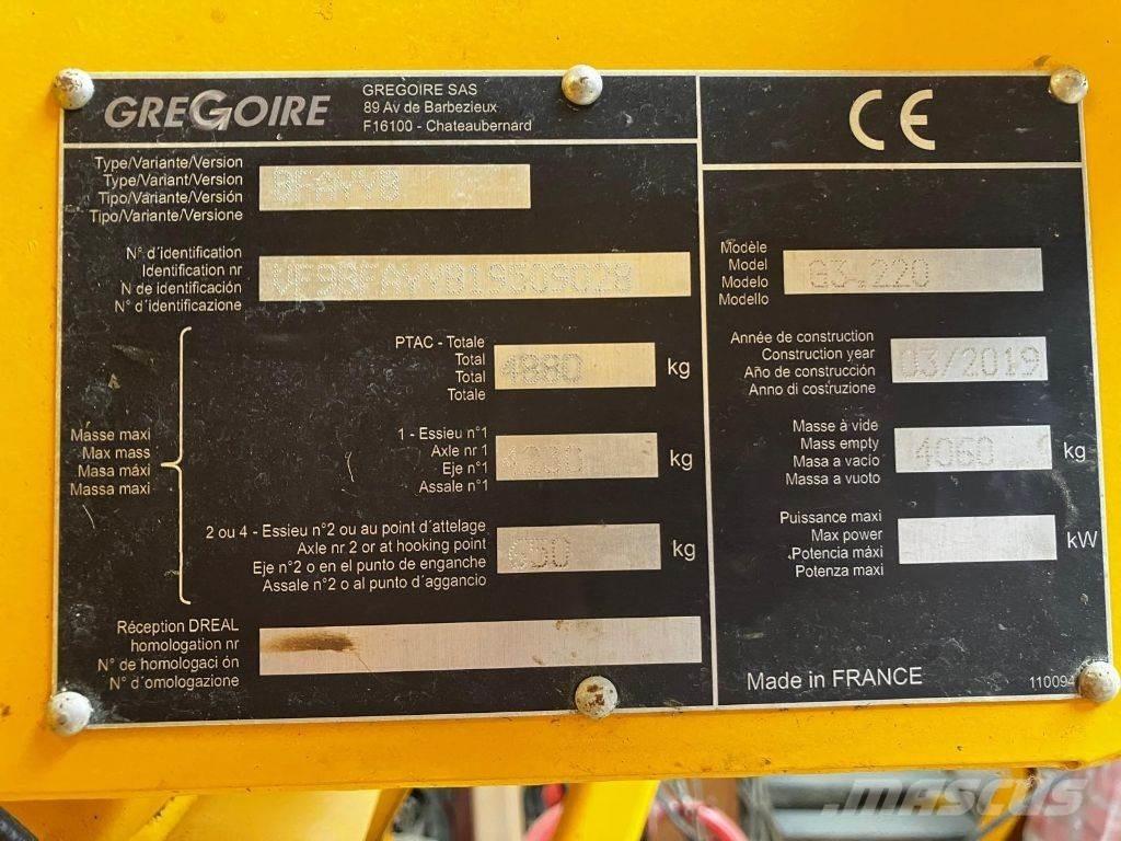 Gregoire G3.220 Masini de cules strugurii