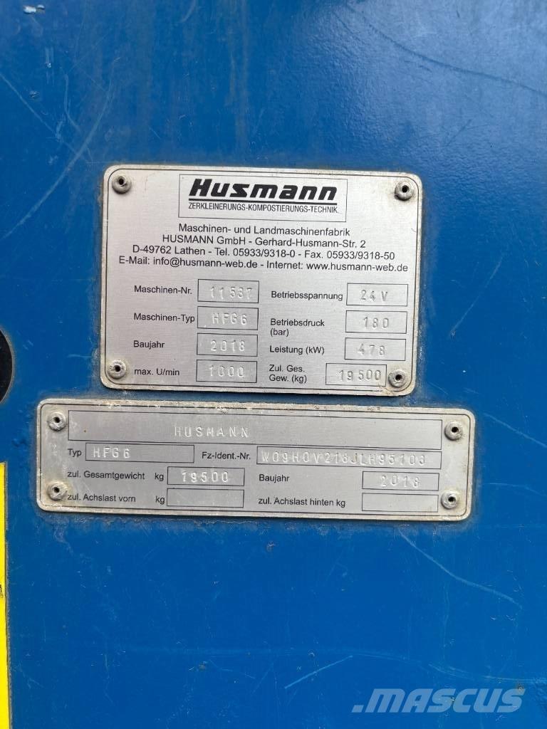 Husmann HFG 6 Masina de tocat deseuri