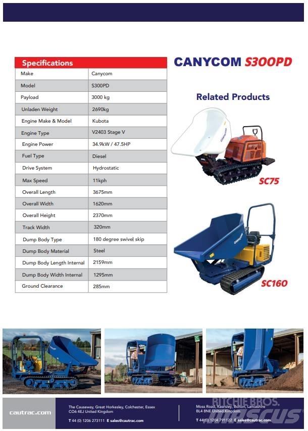 Canycom s300 Autobasculante cu senile