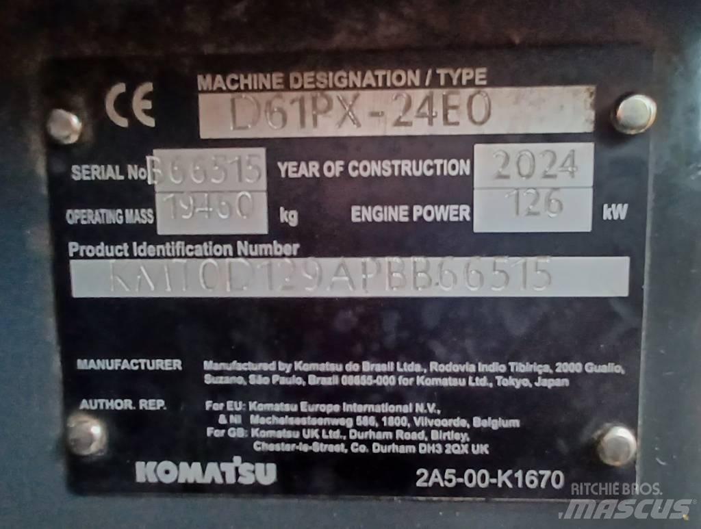 Komatsu D61PX-24 Buldozere pe senile