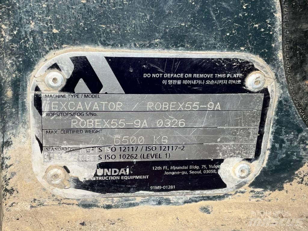 Hyundai Robex 55-9 A Cabine si interior