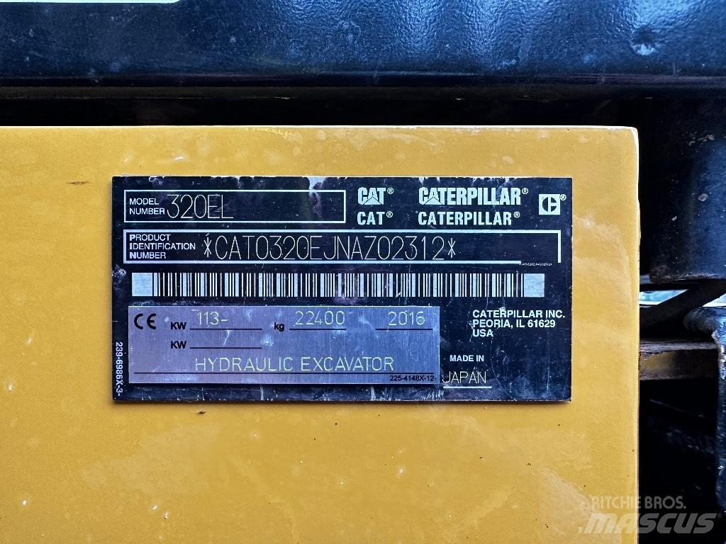 CAT 320 EL Excavatoare pe șenile
