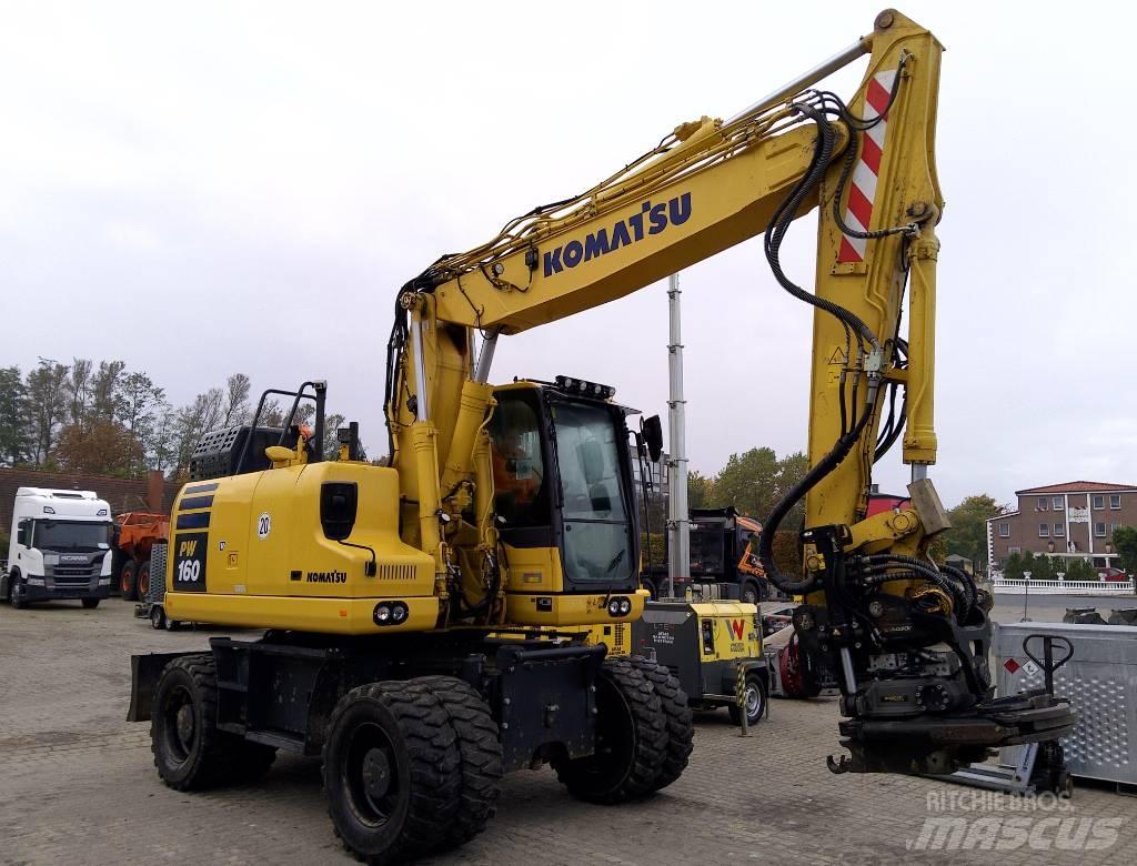Komatsu PW160-11 Excavatoare cu roti