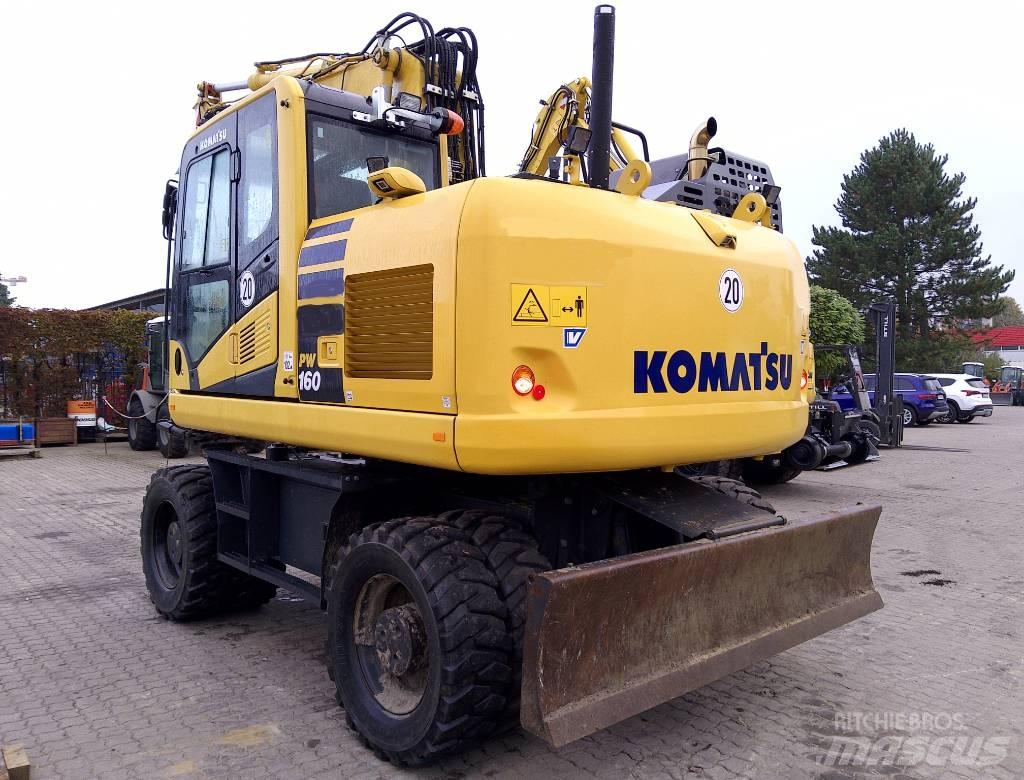 Komatsu PW160-11 Excavatoare cu roti