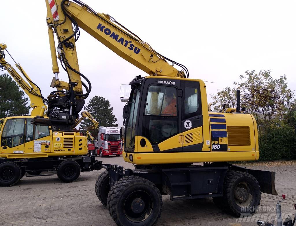 Komatsu PW160-11 Excavatoare cu roti