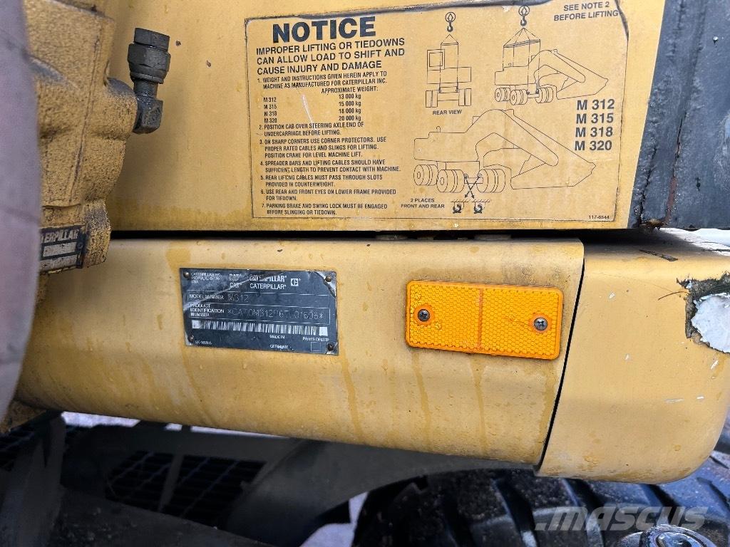 CAT M312 Incarcator pe pneuri