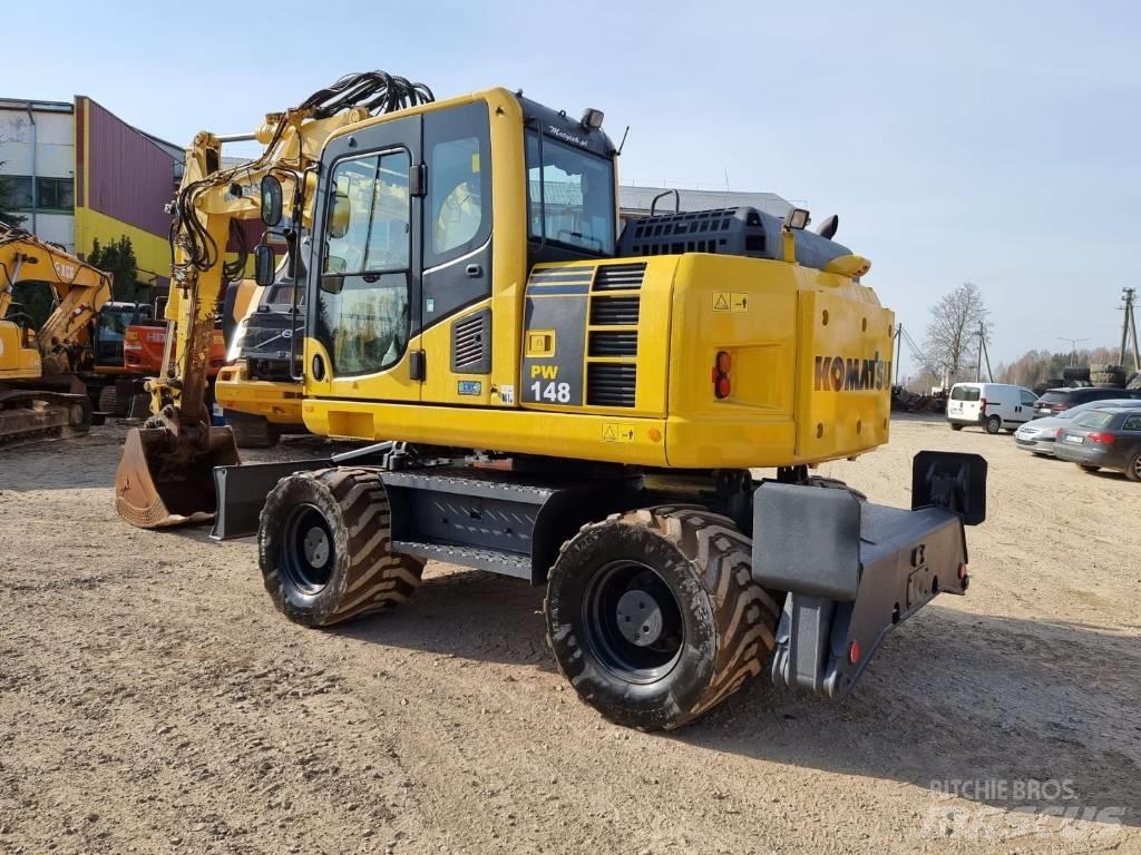 Komatsu PW 148-8 Excavatoare cu roti