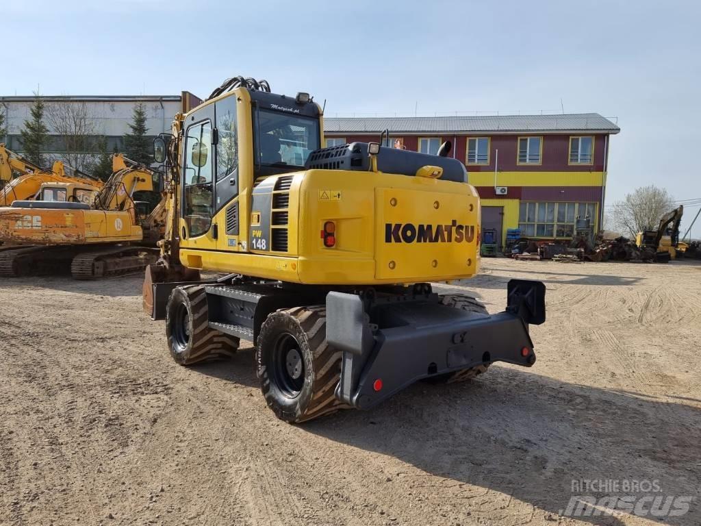 Komatsu PW 148-8 Excavatoare cu roti