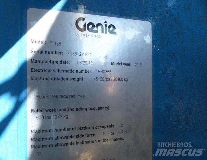 Genie Z135 Nacele cu brat articulat