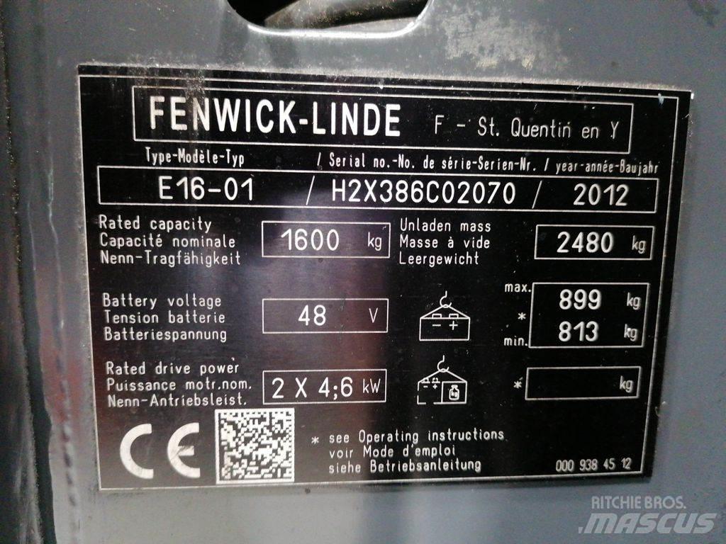 Linde E16-01 Stivuitor electric
