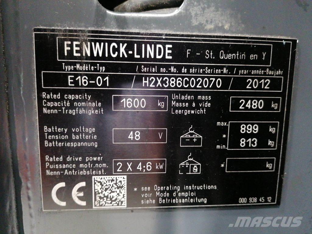 Linde E16-01 Stivuitor electric