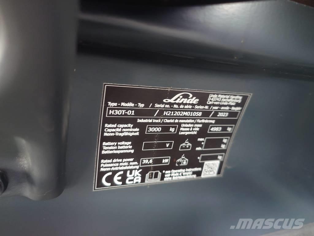 Linde H 30 T Stivuitor GPL