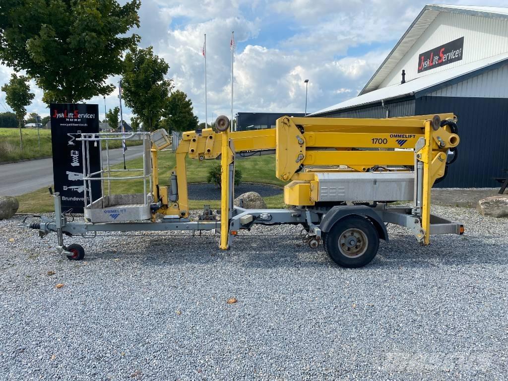Omme 1700 EBX Platforme aeriene montate pe remorca