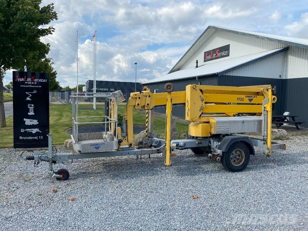 Omme 1700 EBX Platforme aeriene montate pe remorca