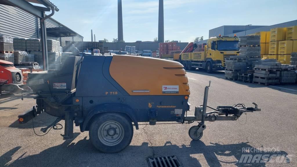 Putzmeister P 718 TD Pompa pentru beton