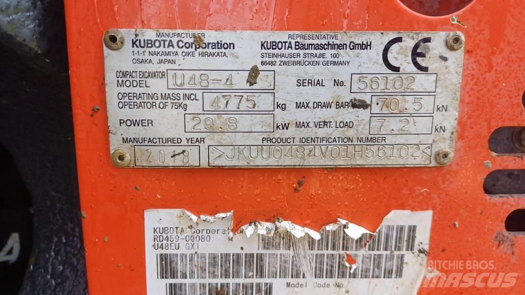 Kubota U 48-4 Mini excavatoare < 7t