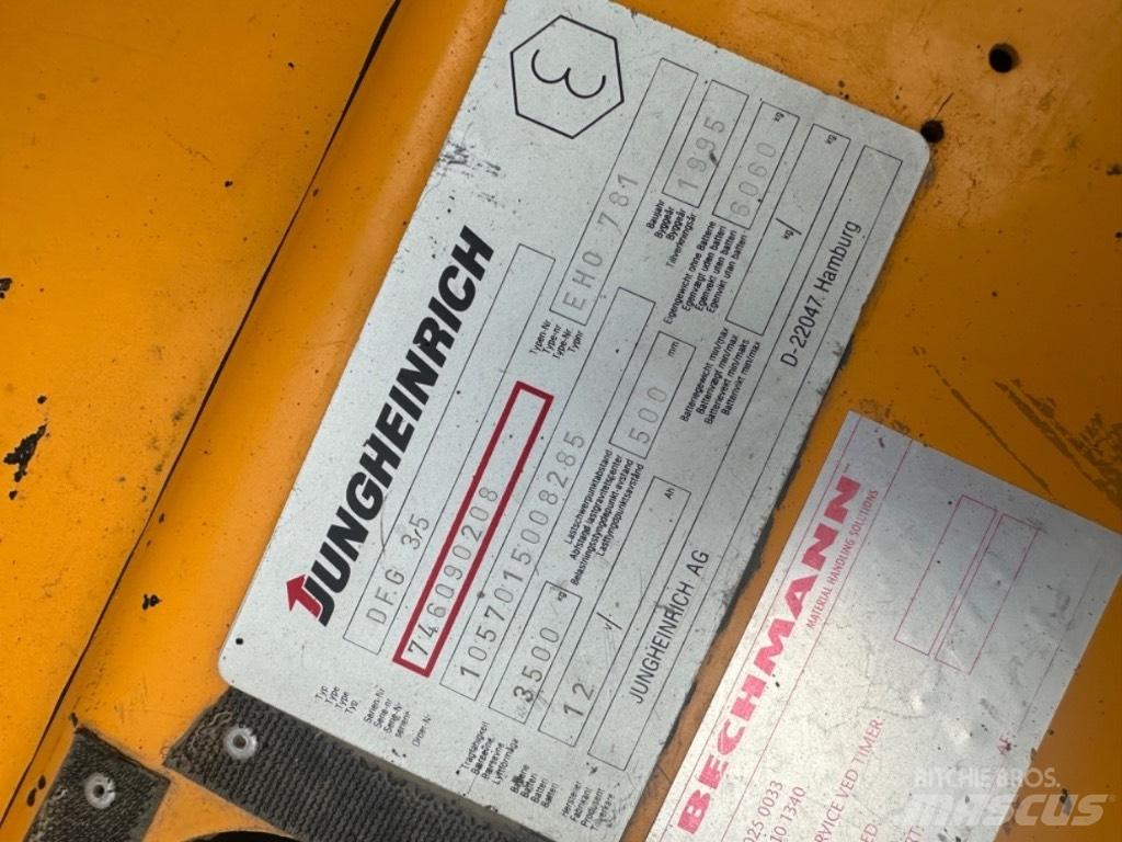 Jungheinrich EFD35 Stivuitor diesel