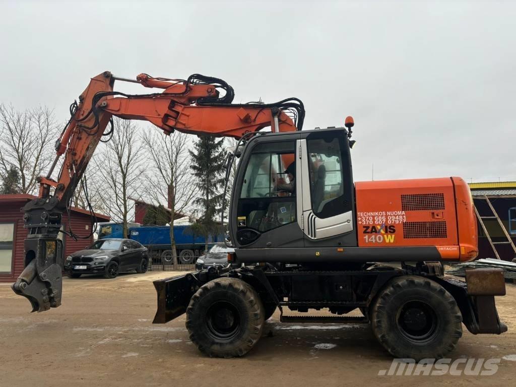 Hitachi ZX140 W-3 Excavatoare cu roti