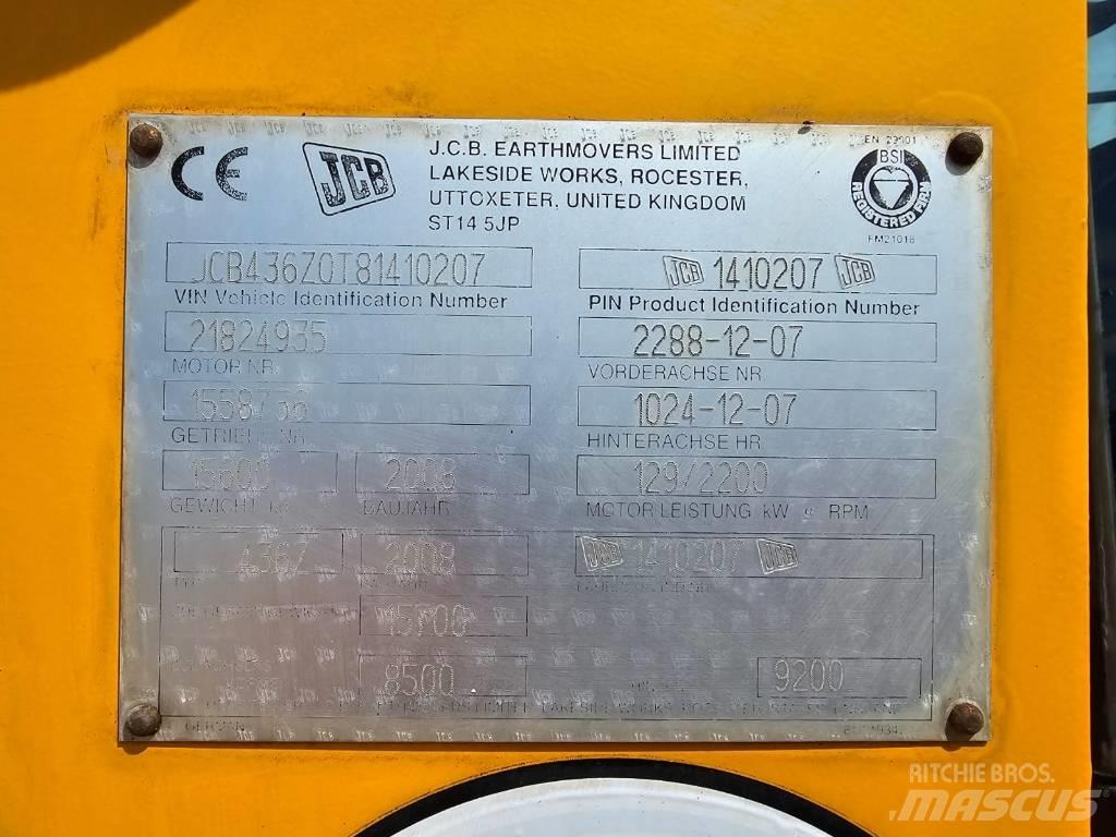 JCB 436 ZX Incarcator pe pneuri