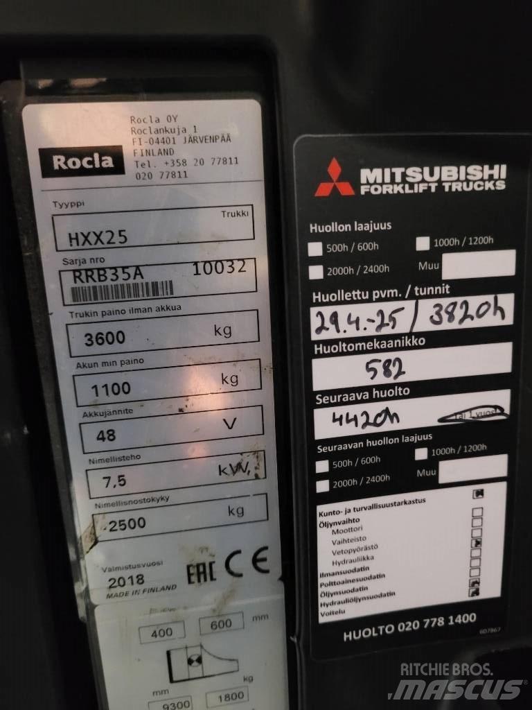 Rocla HXX25 Stivuitor cu catarg retractabil