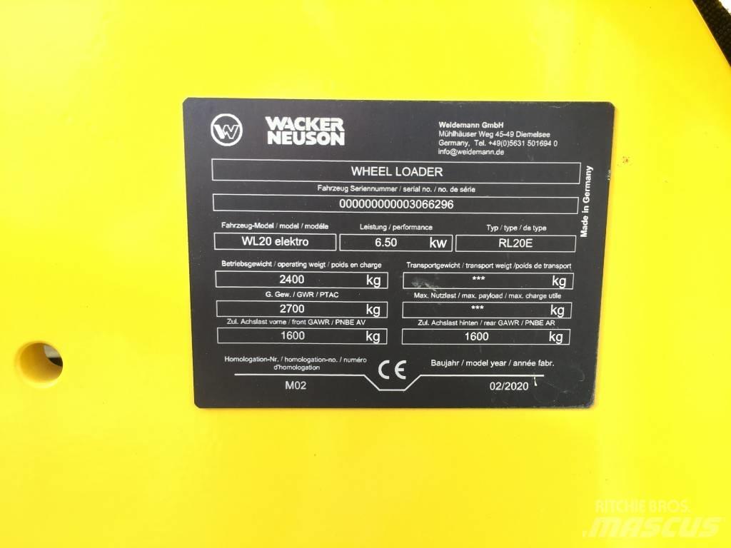 Wacker Neuson WL20e Incarcator pe pneuri