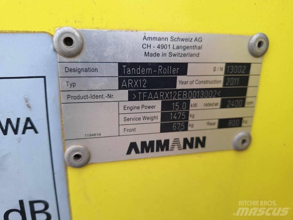 Ammann ARX 12 Cilindri compactori dubli