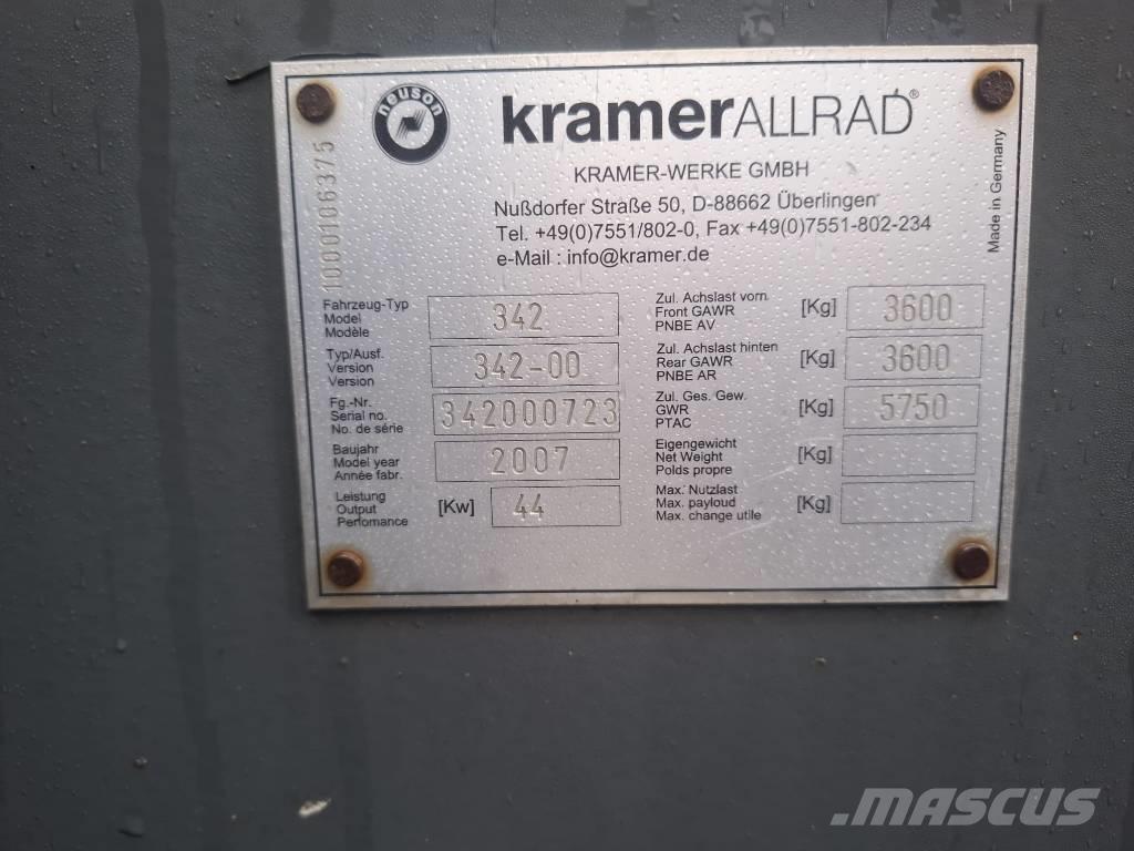 Kramer 380 Incarcator pe pneuri