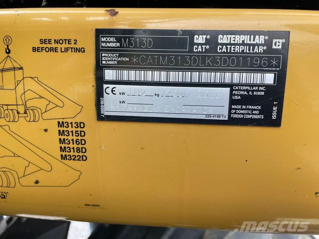 CAT M313D - CE Excavatoare cu roti