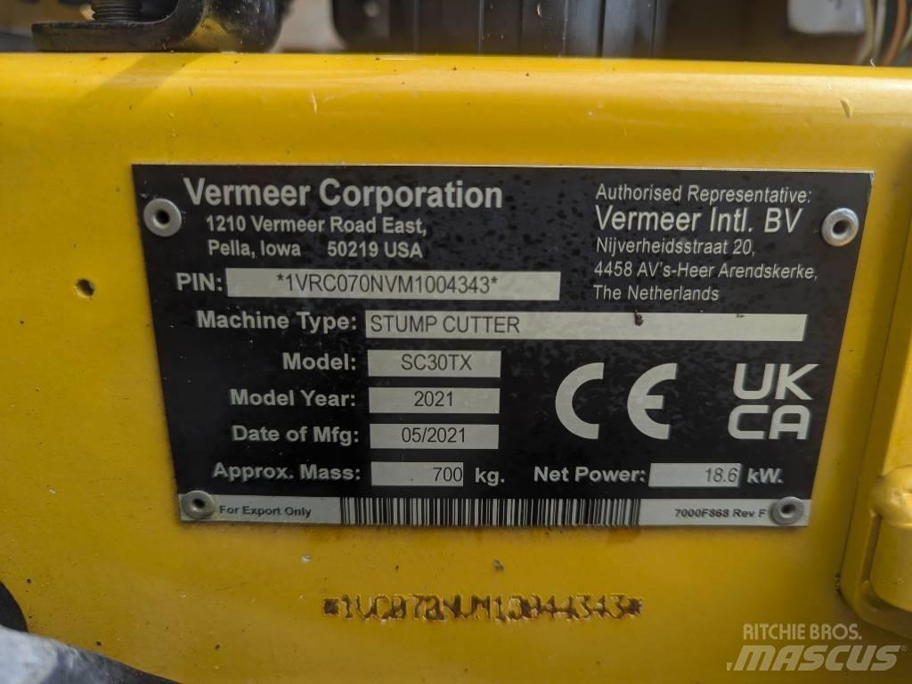 Vermeer SC30TX Polizoare butuci