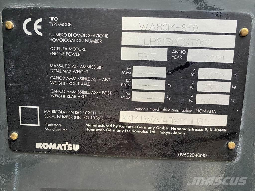 Komatsu WA80M-8EO Incarcatoare multifunctionale